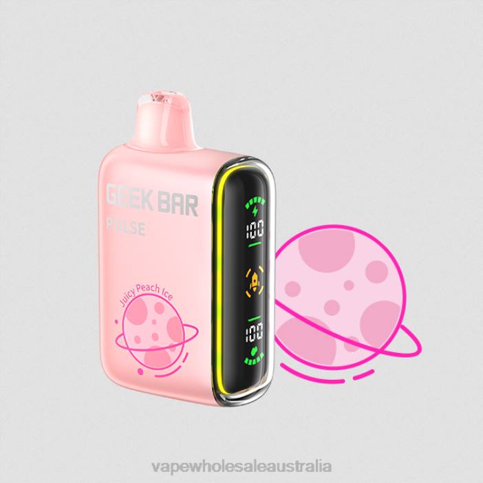 Juicy Peach Ice - vape wholesale distributor 4DF0R82 GEEK BAR Pulse Planet Edition 7500 PUFFS/15000 PUFFS
