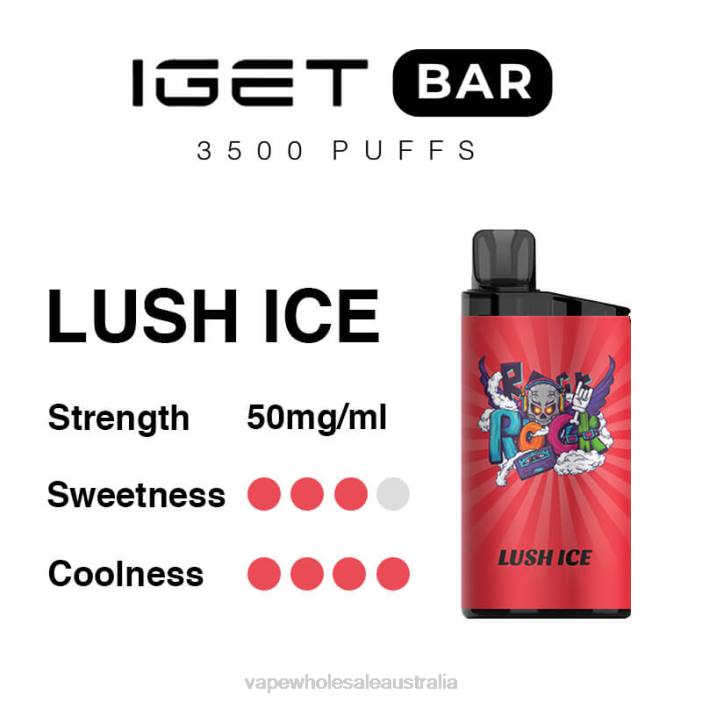 Lush Ice - vape wholesale Melbourne 4DF0R93 IGET BAR 3500 5% NICOTINE