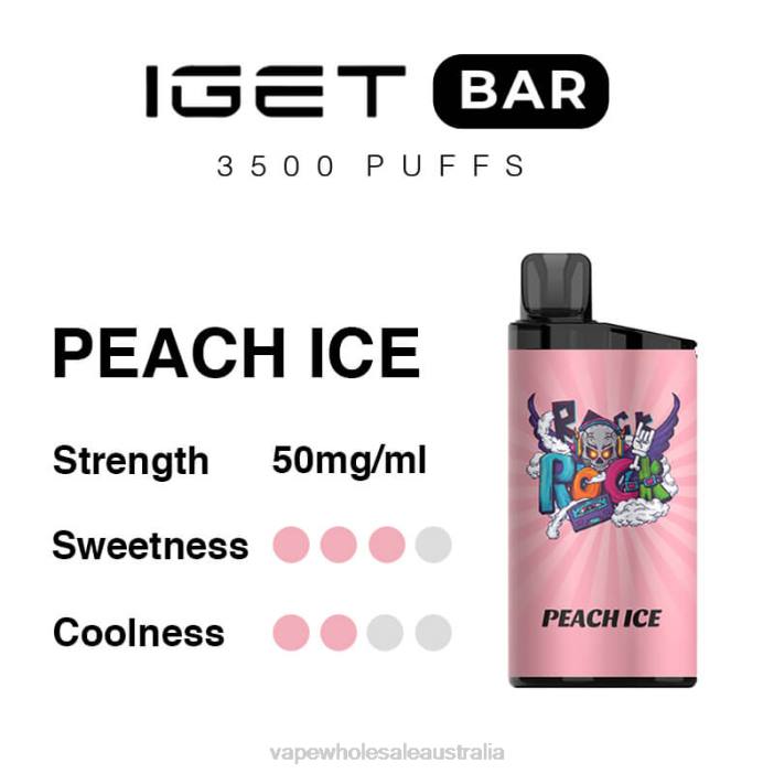 Peach Ice - vape wholesale Sydney 4DF0R95 IGET BAR 3500 5% NICOTINE