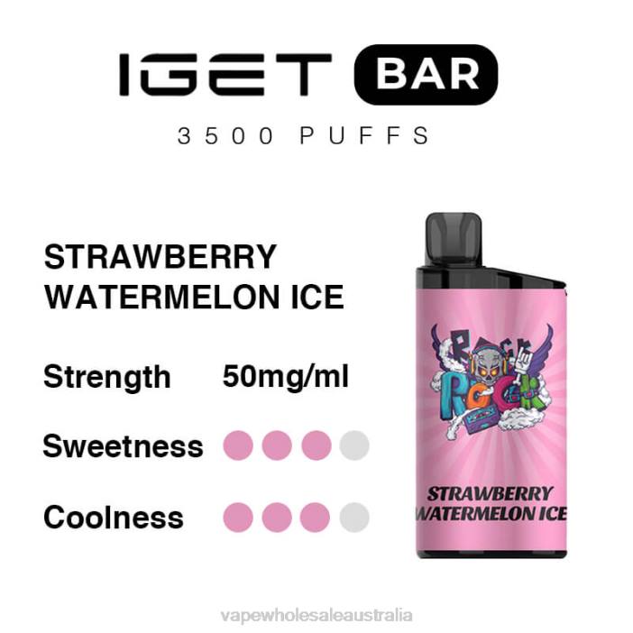 Strawberry Watermelon Ice - e cig wholesale distributors 4DF0R89 IGET BAR 3500 5% NICOTINE