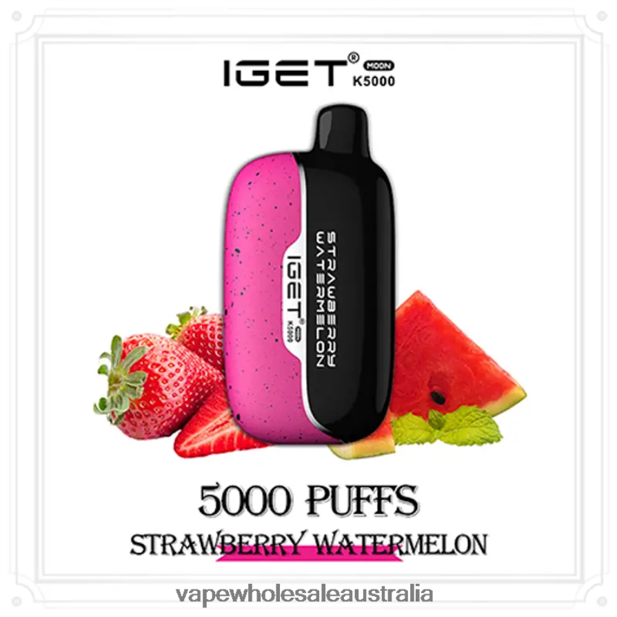 E Cig Wholesale Distributors - IGET Moon K5000 Strawberry Watermelon B6884B9