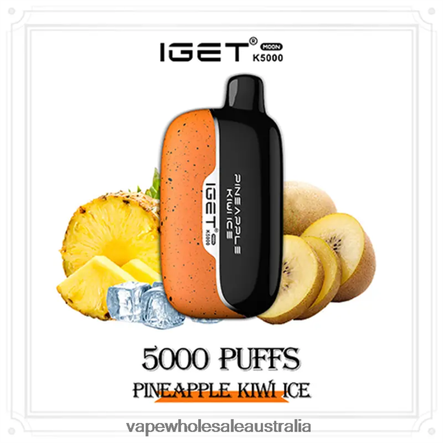 Electronic Cigarette Wholesale Supplier - IGET Moon K5000 Pineapple Kiwi Ice B6884B14