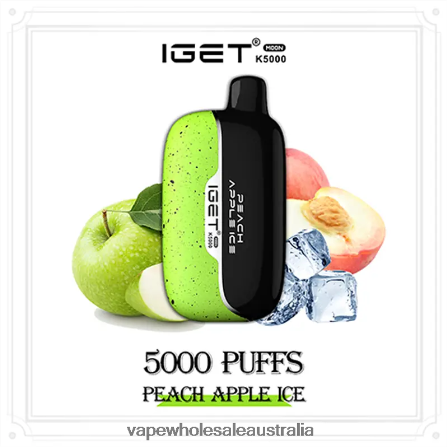 Vape Wholesale Distributor - IGET Moon K5000 Peach Apple Ice B6884B7