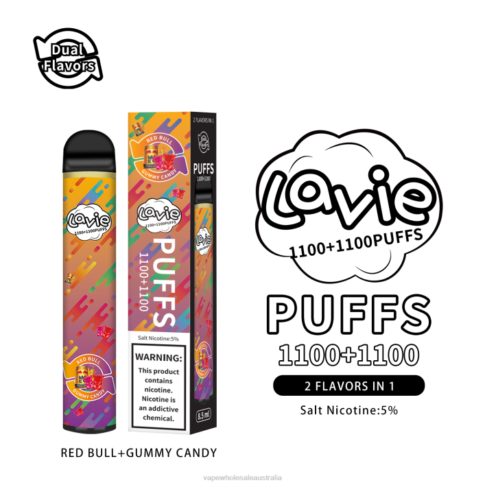 Electronic Cigarette Wholesale Supplier - Red Bull/Gummy Candy LAVIE BAR Switch 2200 Puffs 8L8X299