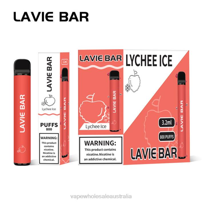 E Cig Wholesale Distributors - Lychee Ice LAVIE BAR 800 Puffs 8L8X313