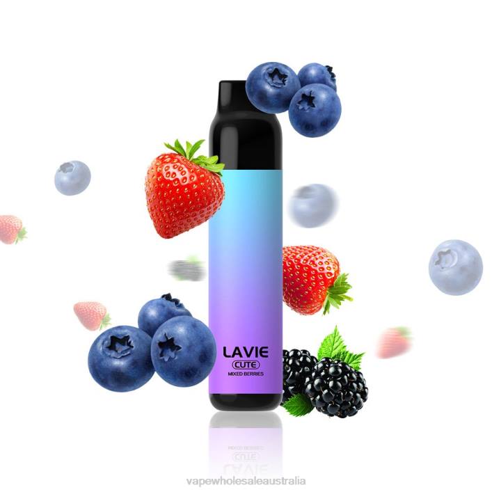Vape Wholesale Distributor Australia - Mixed Berries LAVIE BAR 3000 Puffs 8L8X289