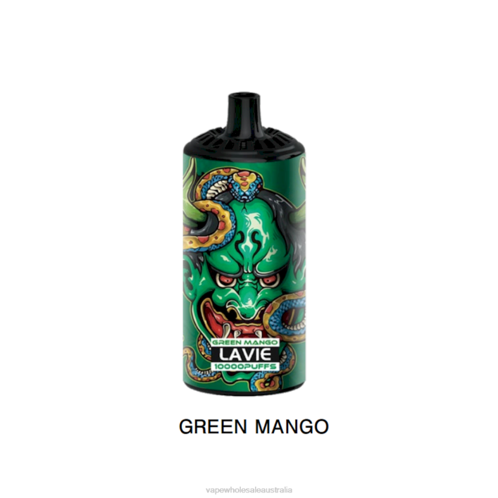 Vape Wholesale Distributor Australia - Green Mango LAVIE BEAST 10000 Puffs 8L8X365