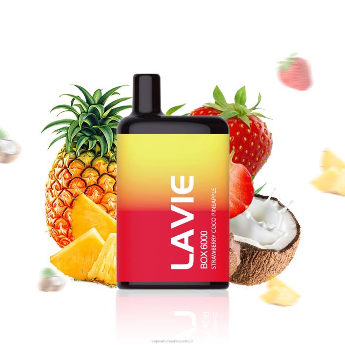 Electronic Cigarette Wholesale Price - Strawberry Coco Pineapple LAVIE BOX 6000 Puffs 8L8X205