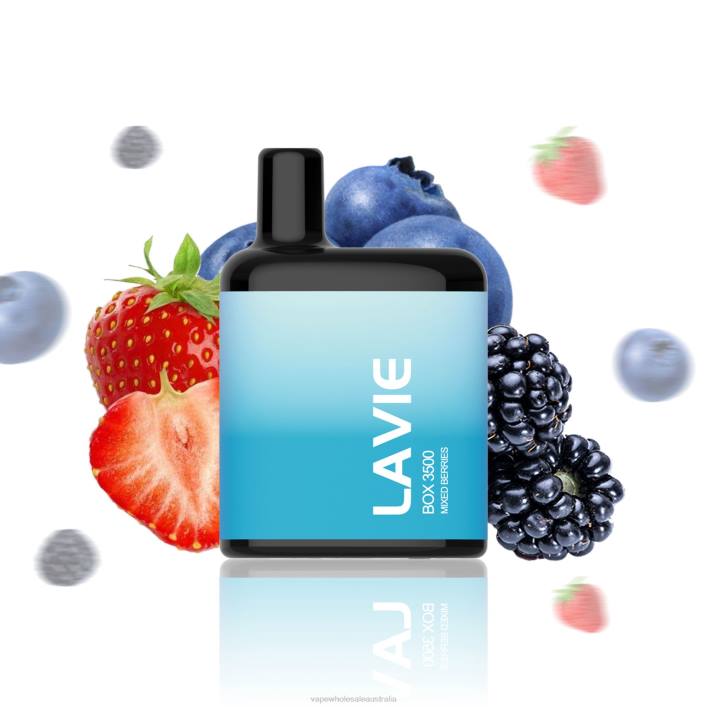 Vape Wholesale Distributor Australia - Mixed Berries LAVIE BOX 3500 Puffs 8L8X213