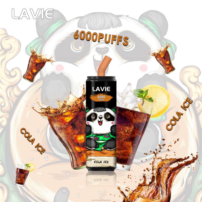 E Cig Wholesale - Cola Ice LAVIE Coke BAR 6000 Puffs 8L8X276