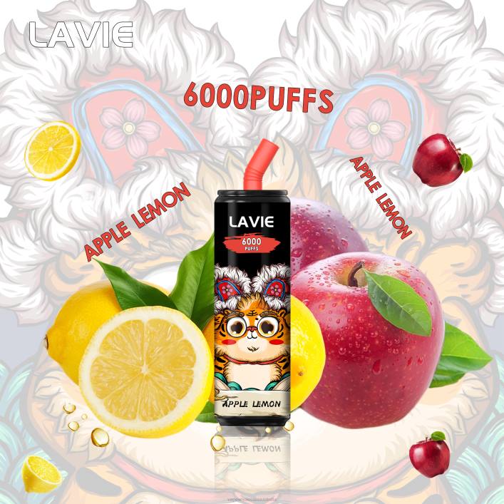 E Cig Wholesale Distributors - Apple Lemon LAVIE Coke BAR 6000 Puffs 8L8X275