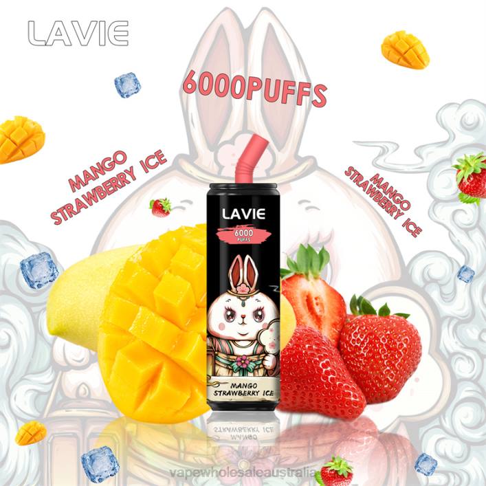 Vape Wholesale Distributor - Mango Strawberry Ice LAVIE Coke BAR 6000 Puffs 8L8X273
