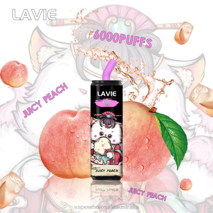 Vape Wholesale Supplier - Juicy Peach LAVIE Coke BAR 6000 Puffs 8L8X271