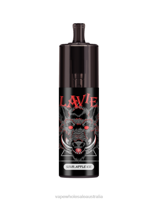 Vape Wholesale Aus - Sour Apple Ice LAVIE COLOUR BAR 10000 Puffs Airflow Control 8L8X329