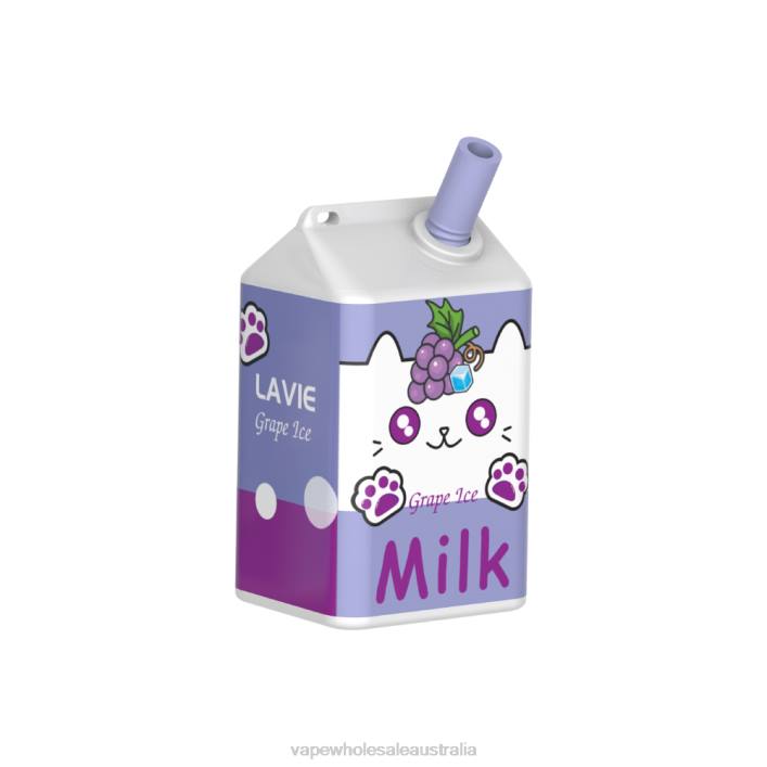 Electronic Cigarette Wholesale Price - Grape Ice LAVIE MILK 7000 Puffs 8L8X186