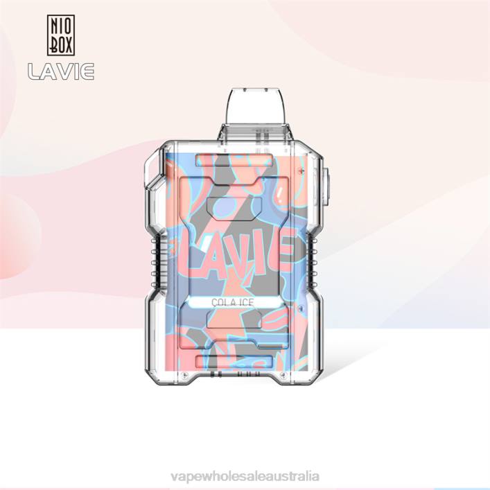 Vaping Supplies Australia - Cola Ice LAVIE NIO BOX 9000 Puffs 8L8X187