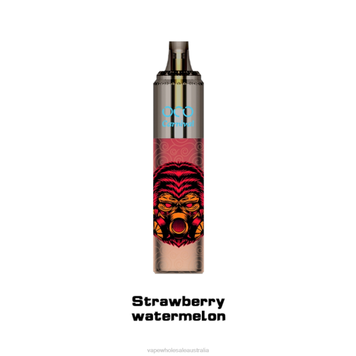 Vaping Supplies Australia - Strawberry Watermelon LAVIE OCO Carnival 10000 Puffs 8L8X358