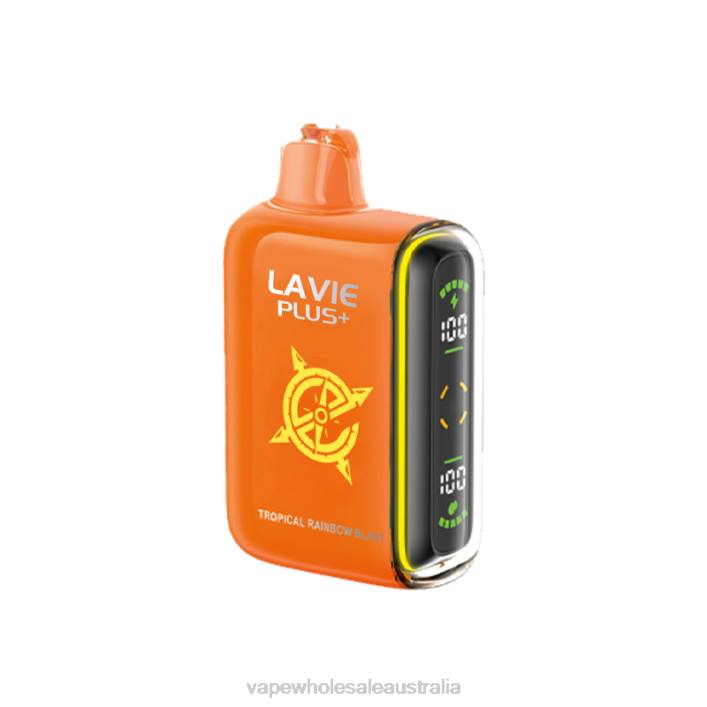 Vape Wholesale Melbourne - Tropical Rainbow Blast LAVIE PLUS 15000 Puffs 8L8X96