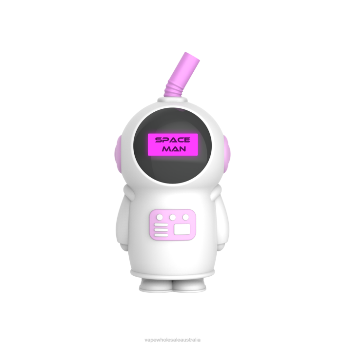 Vaping Supplies Australia - Strawberry Ice LAVIE SPACE MAN 7000 Puffs 8L8X225