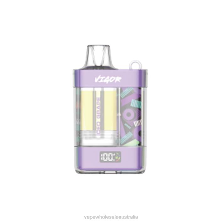 Vape Wholesale Global - Iced Grape LAVIE VIGOR 15000 Puffs 8L8X8