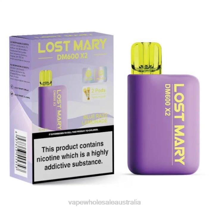 Blue Razz Lemonade - vape wholesale supplier 4DF0R466 LOST MARY DM600 X2