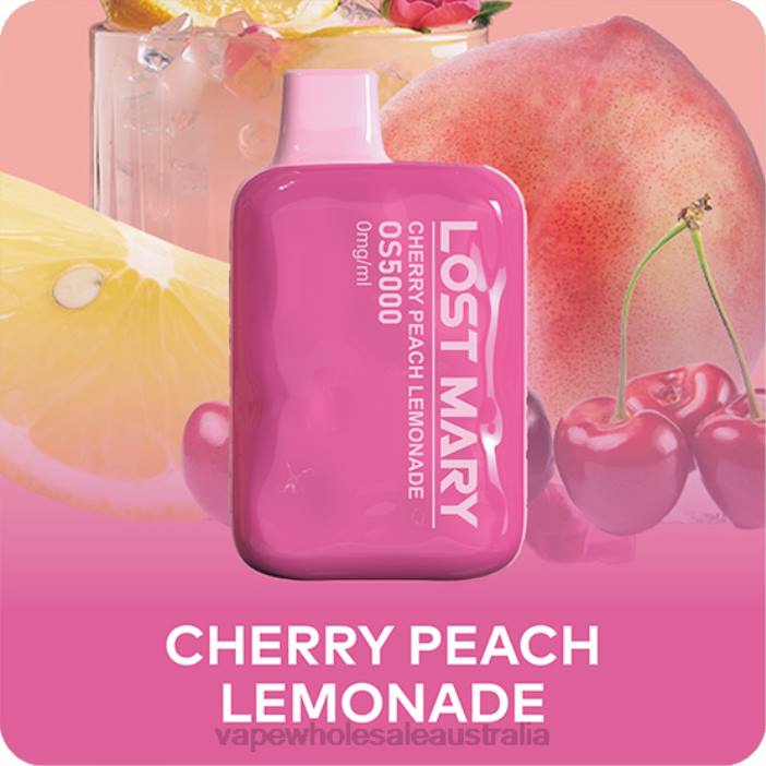 Cherry Peach Lemonade - e cig wholesale 4DF0R511 LOST MARY OS5000 0mg/ml