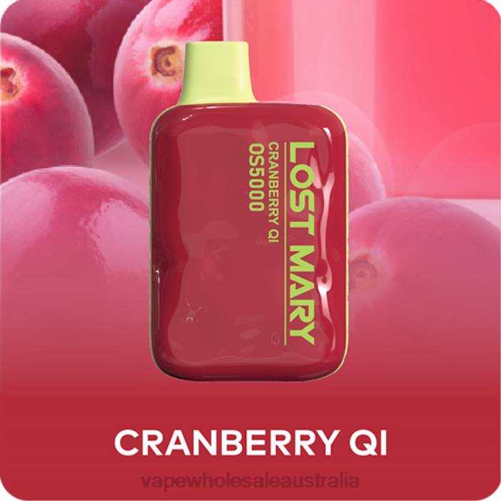 Cranberry QI - vape wholesale distributor Australia 4DF0R490 LOST MARY OS5000