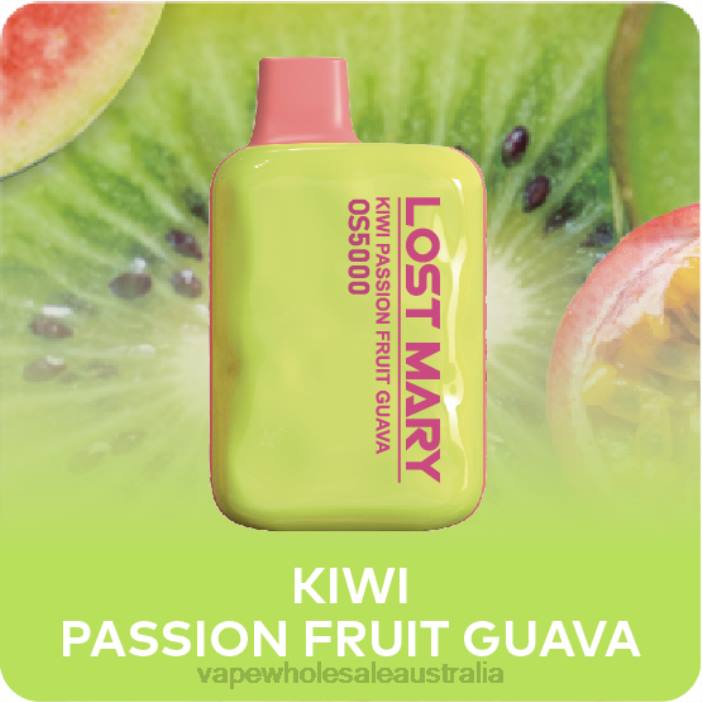 Kiwi Passion Fruit Guava - vape wholesale distributor 4DF0R492 LOST MARY OS5000