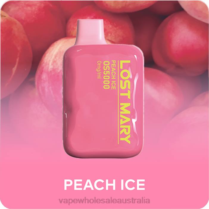 Peach Ice - e cig wholesale distributors 4DF0R509 LOST MARY OS5000 0mg/ml