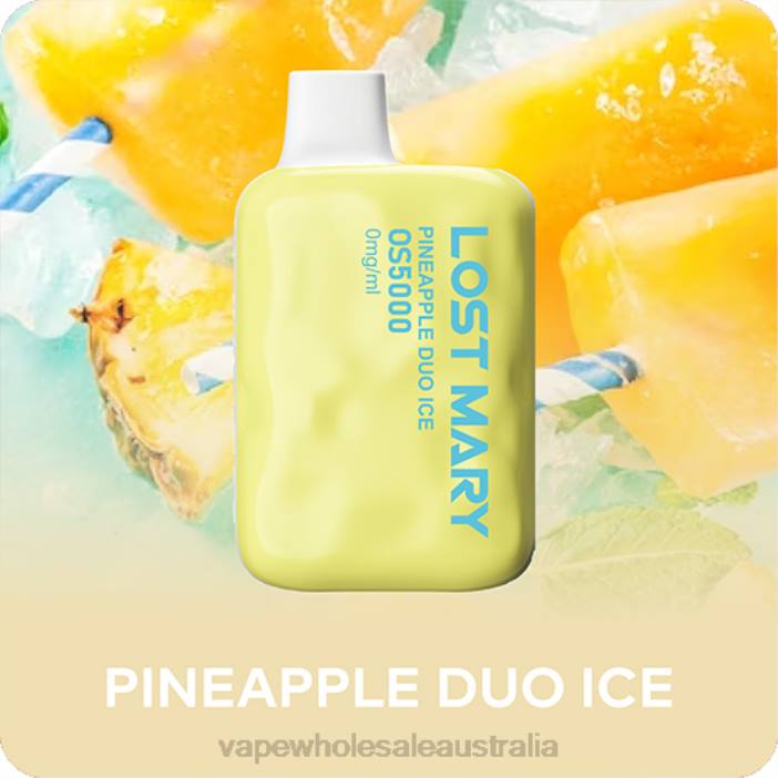 Pineapple Duo Ice - vape wholesale global 4DF0R508 LOST MARY OS5000 0mg/ml