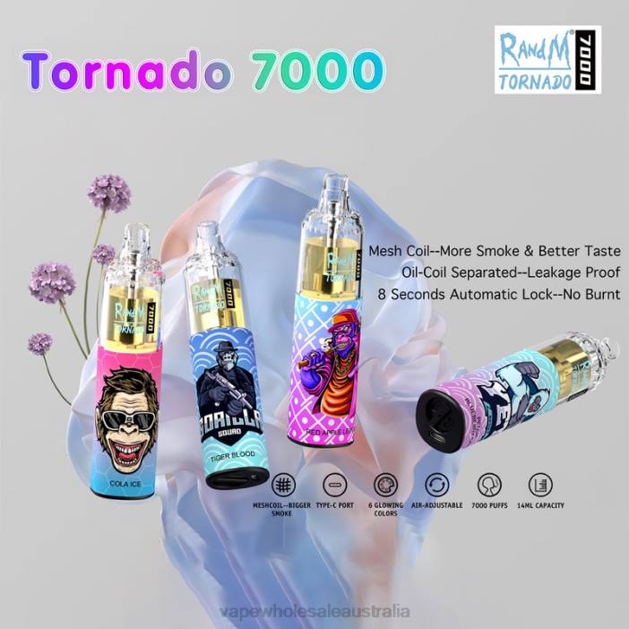 Disposable - e cig wholesale 4DF0R1 RandM Tornado 7000 5%