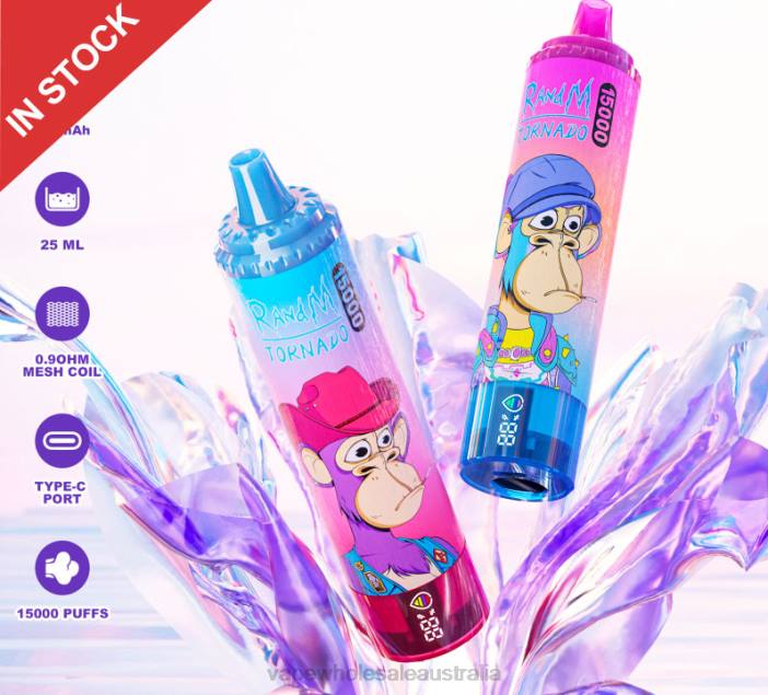 Disposable - vape wholesale Melbourne 4DF0R3 RandM Tornado 15000 5%