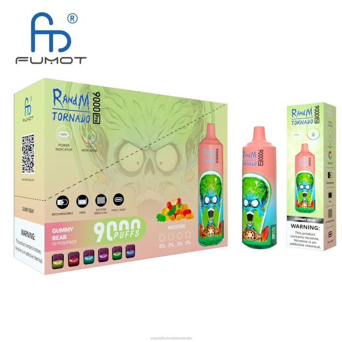Disposable - vape wholesale distributor 4DF0R2 RandM Tornado 9000 5%