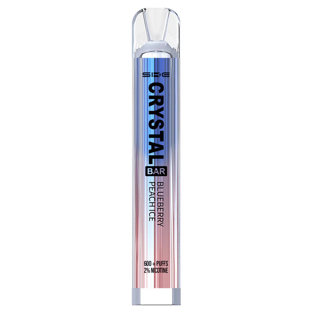 Blueberry Peach Ice - vape wholesale aus 4DF0R267 SKE Crystal Bar Disposable Vape 600 Puffs