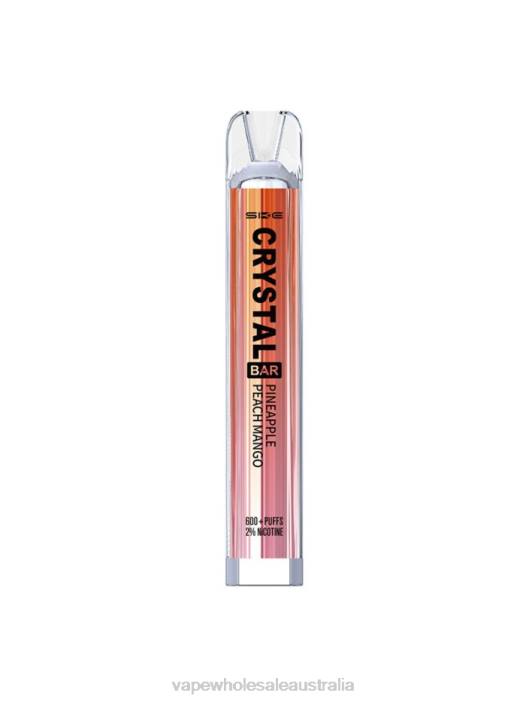 Pineapple Peach Mango - vape wholesale distributor Australia 4DF0R260 SKE Crystal Bar Disposable Vape 600 Puffs