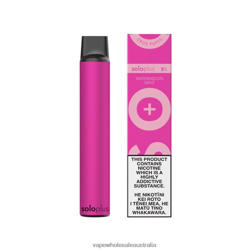 E Cig Wholesale Distributors - Solo Plus Disposable Vape Watermelon Mint 4BT8JZ28