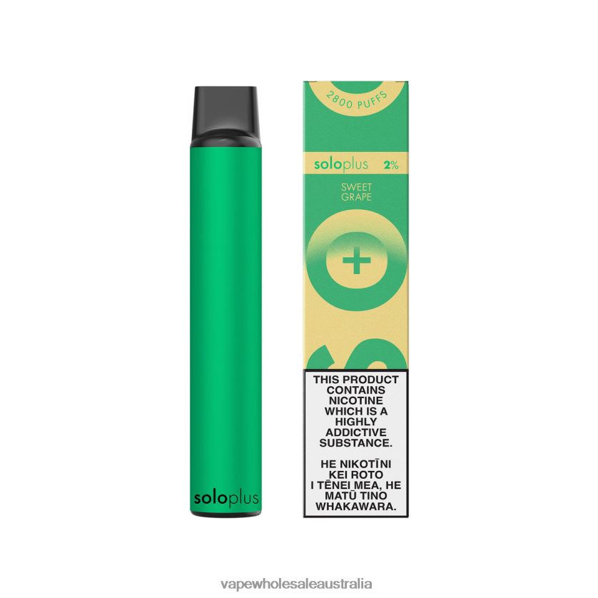 Vape Wholesale Australia - Solo Plus Disposable Vape Paradise Collection Sweet Grape 4BT8JZ40