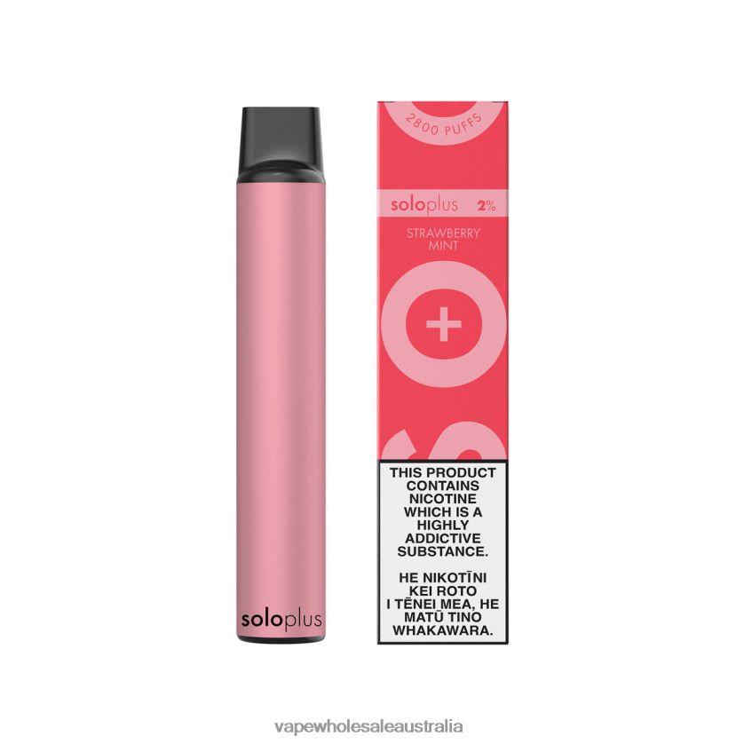 Vape Wholesale Distributor - Solo Plus Disposable Vape Strawberry Mint 4BT8JZ26