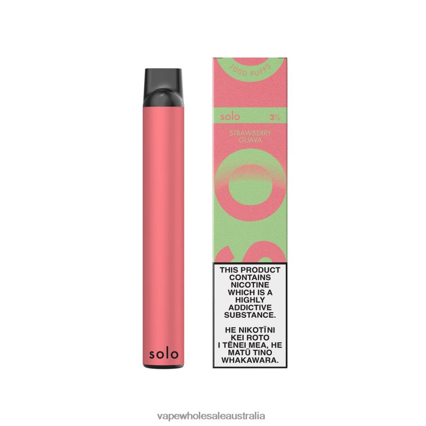 Vape Wholesale Australia - Solo Disposable Vape Paradise Collection Strawberry Guava 4BT8JZ21