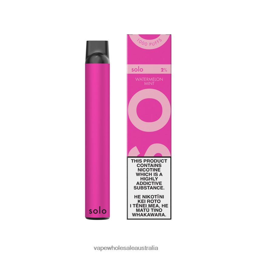 Vape Wholesale Australia - Solo Disposable Vape Watermelon Mint 4BT8JZ2
