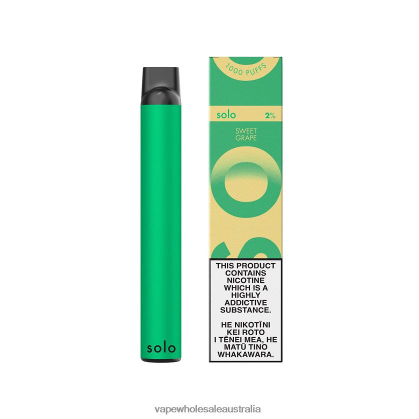 Vape Wholesale Melbourne - Solo Disposable Vape Paradise Collection Sweet Grape 4BT8JZ20