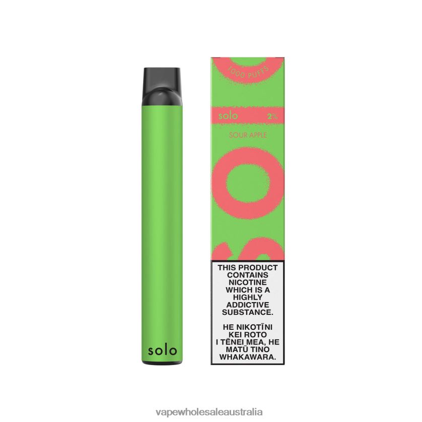 Vape Wholesale Supplier - Solo Disposable Vape Sour Apple 4BT8JZ5
