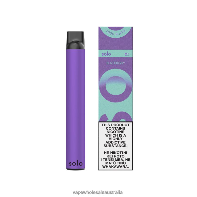 Vape Wholesale Sydney - Solo Disposable Vape Paradise Collection Blackberry 4BT8JZ22