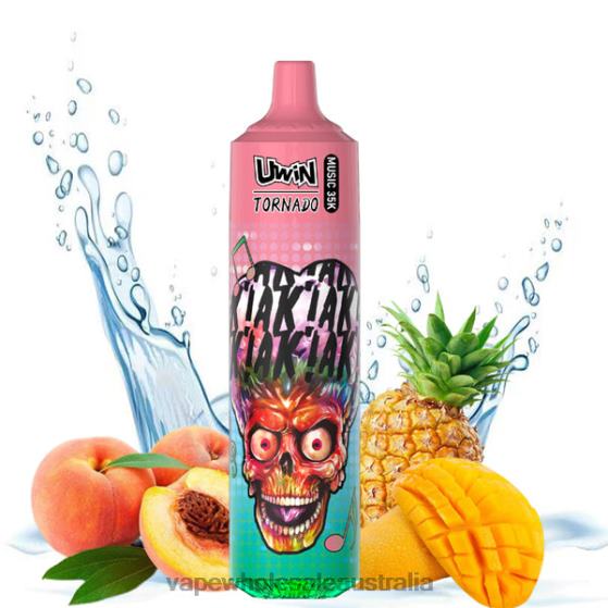 E Cig Wholesale - UWIN CRYSTAL 35K DISPOSABLE VAPE Peach Mango Pineapple D24H0390