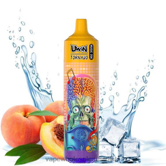 Vaping Supplies Australia - UWIN CRYSTAL 35K DISPOSABLE VAPE Summer Peach Ice D24H0396
