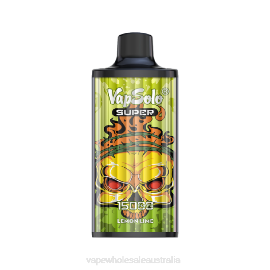 Vaping Supplies Near Me - Vapsolo SUPER Disposable Vape Lemon Lime BZ4LD4112
