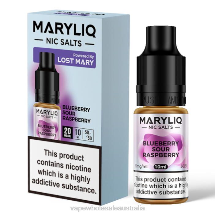 Blueberry Sour Raspberry - e cig wholesale 4DF0R441 LOST MARY MARYLIQ Nic Salts - 10ml - 20mg