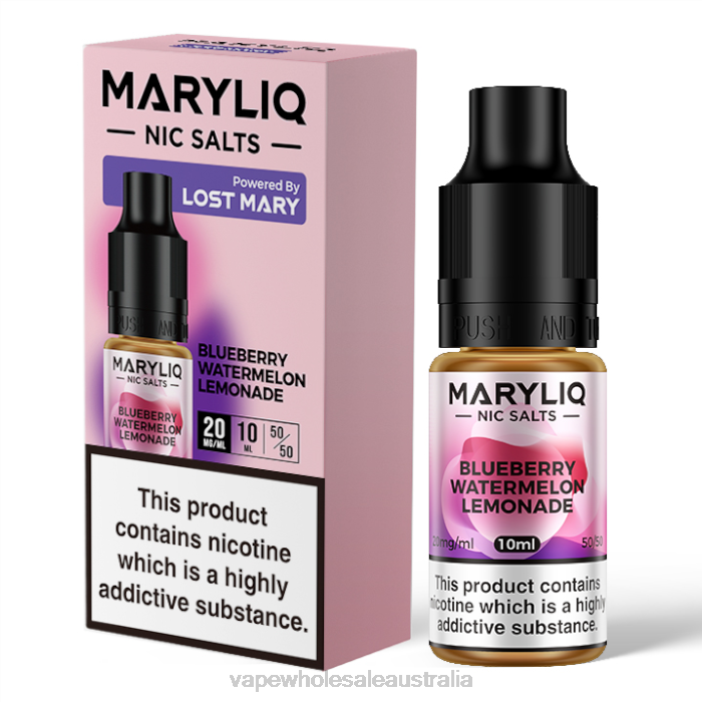 Blueberry Watermelon Lemonade - vape wholesale distributor 4DF0R442 LOST MARY MARYLIQ Nic Salts - 10ml - 20mg