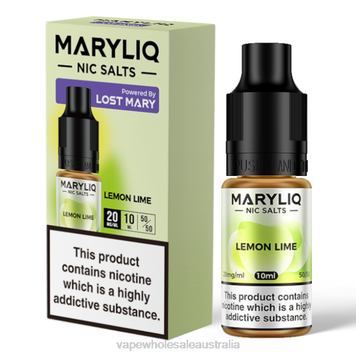 Lemon Lime - vape wholesale aus 4DF0R447 LOST MARY MARYLIQ Nic Salts - 10ml - 20mg