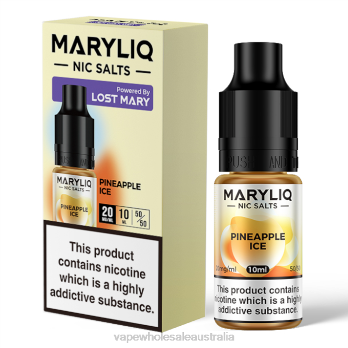 Pineapple Ice - vape wholesale distributor 4DF0R452 LOST MARY MARYLIQ Nic Salts - 10ml - 20mg